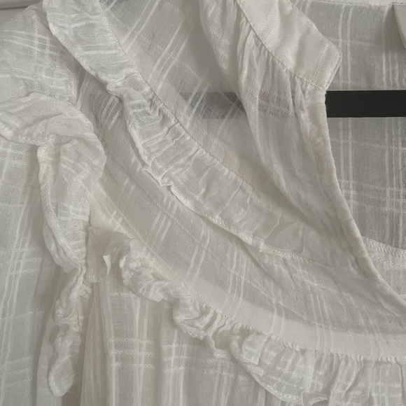 Cleobella Ivory Ruffle Blouse - Picture 3 of 4